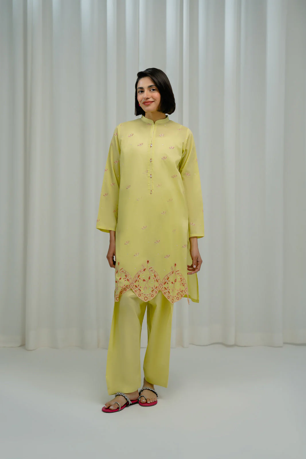 2 Piece Lawn Embroidered Suit (BA0148) - Image 5
