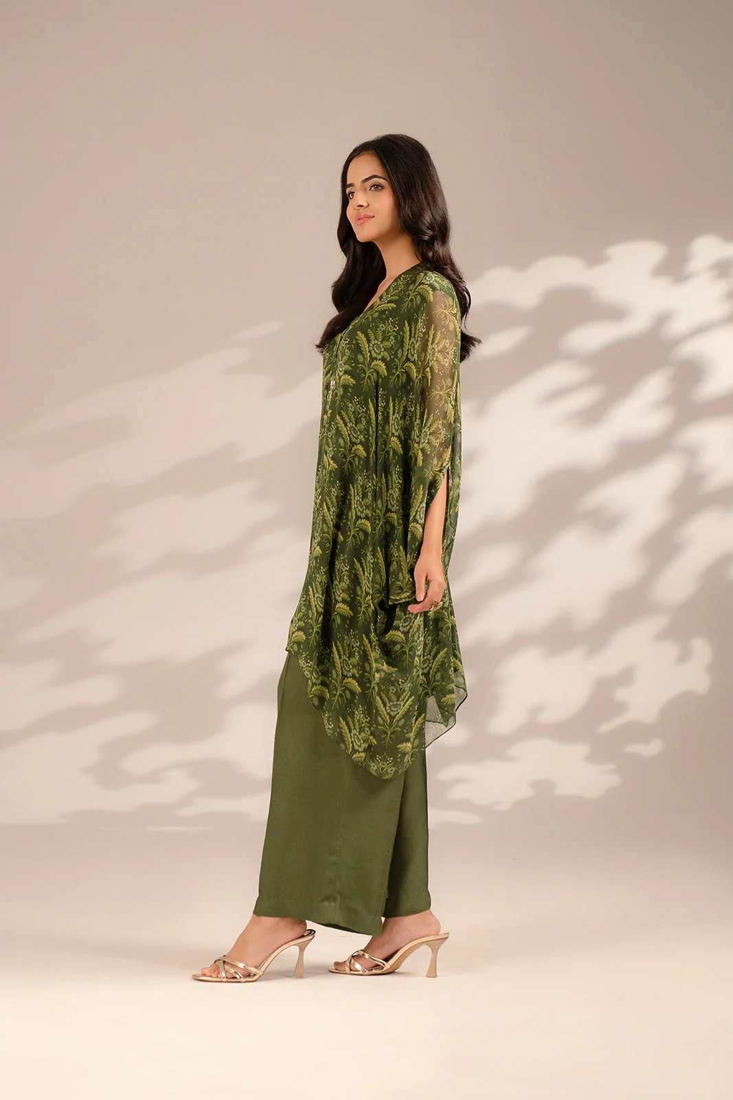 2 Piece Chiffon Printed Suit (FS0097) - Image 6