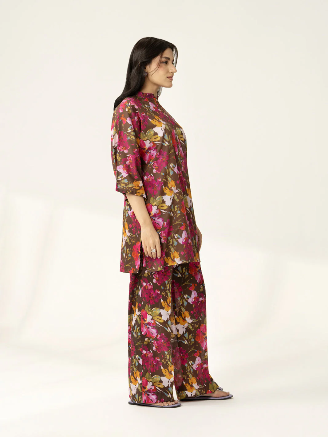 2 Piece Printed Lawn Printed Suit (PD1329) - Image 6